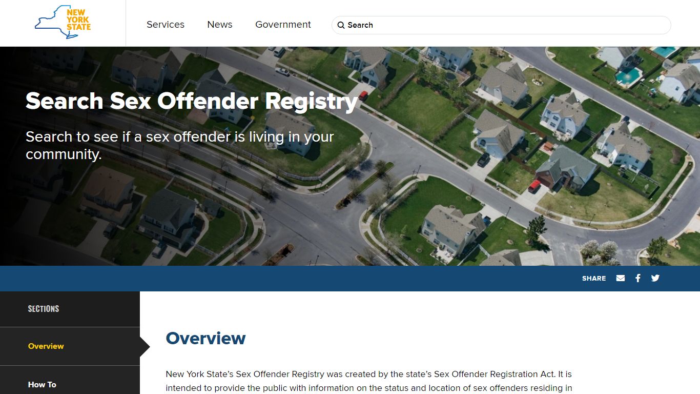 Search Sex Offender Registry - The State of New York